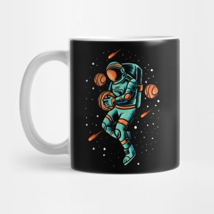 Astronaut Playing Basketball Mug